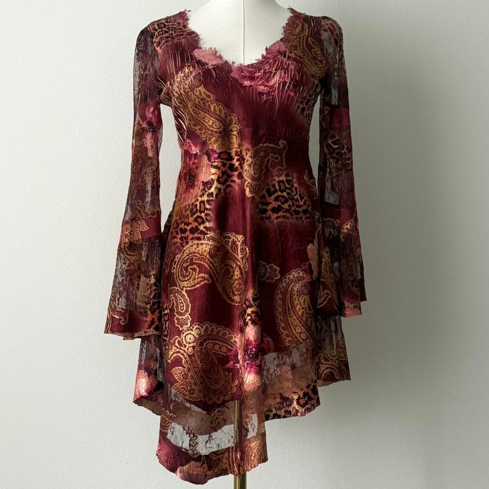 Fairycore Whimsygoth Top Sz S Made USA Witchy Romantic
